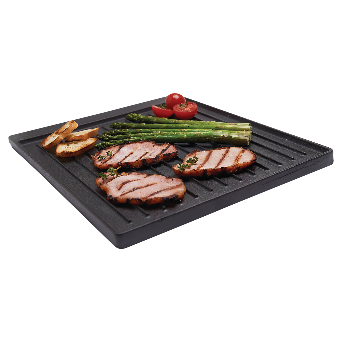 Gussplatte / Grillplatte / Plancha Signet & Crown