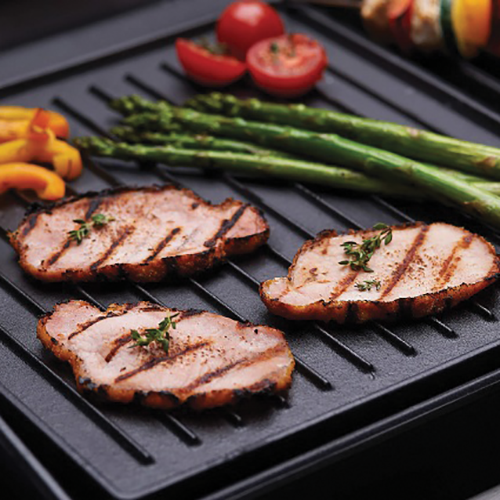 Gussplatte / Grillplatte / Plancha Signet & Crown