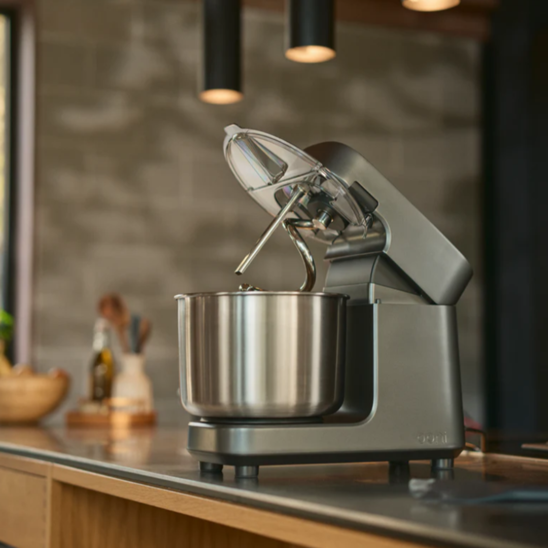 Halo Pro Spiralmixer Anthrazit-Grau inkl. Pizzaschneider und Servierbrett