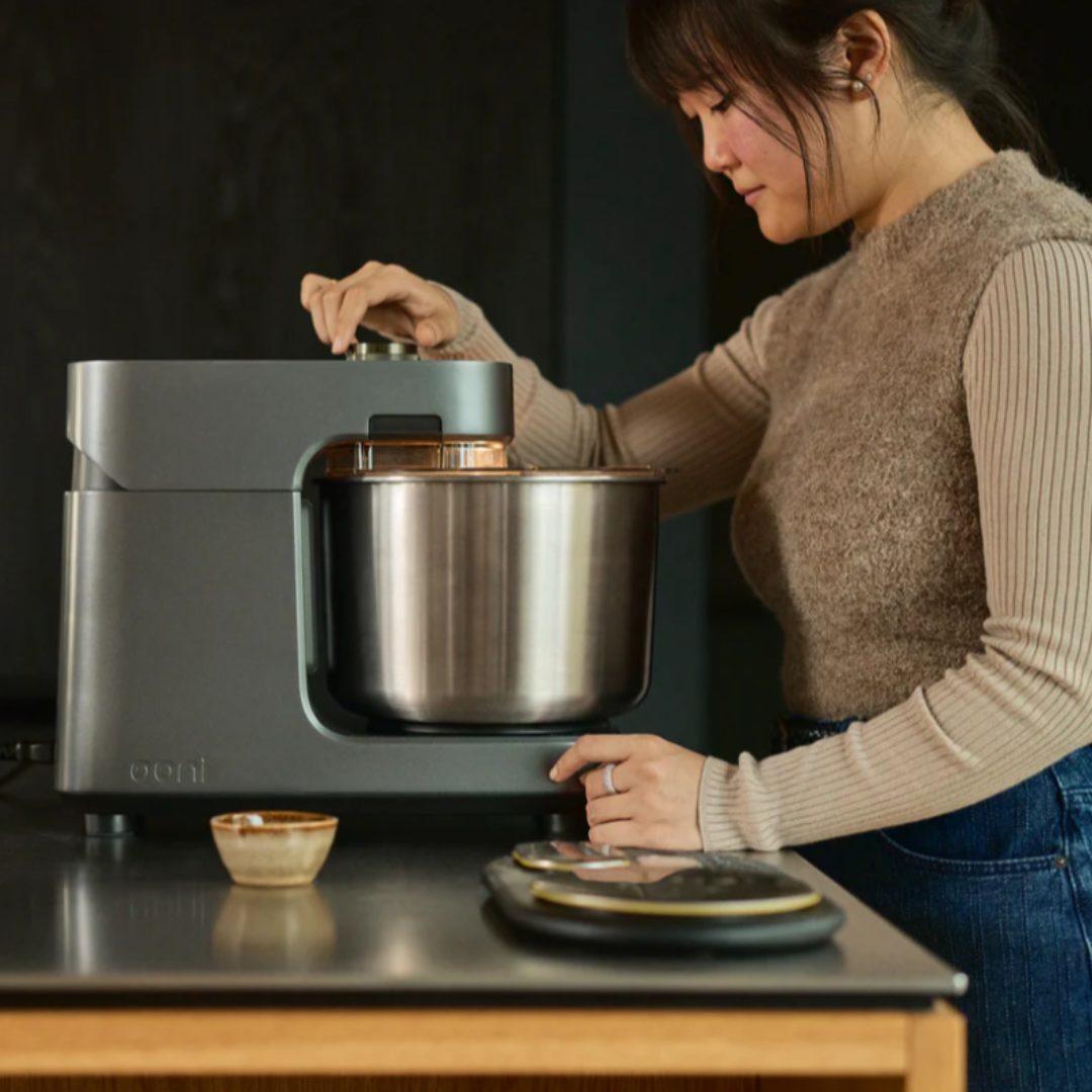 Halo Pro Spiralmixer Anthrazit-Grau inkl. Pizzaschneider und Servierbrett