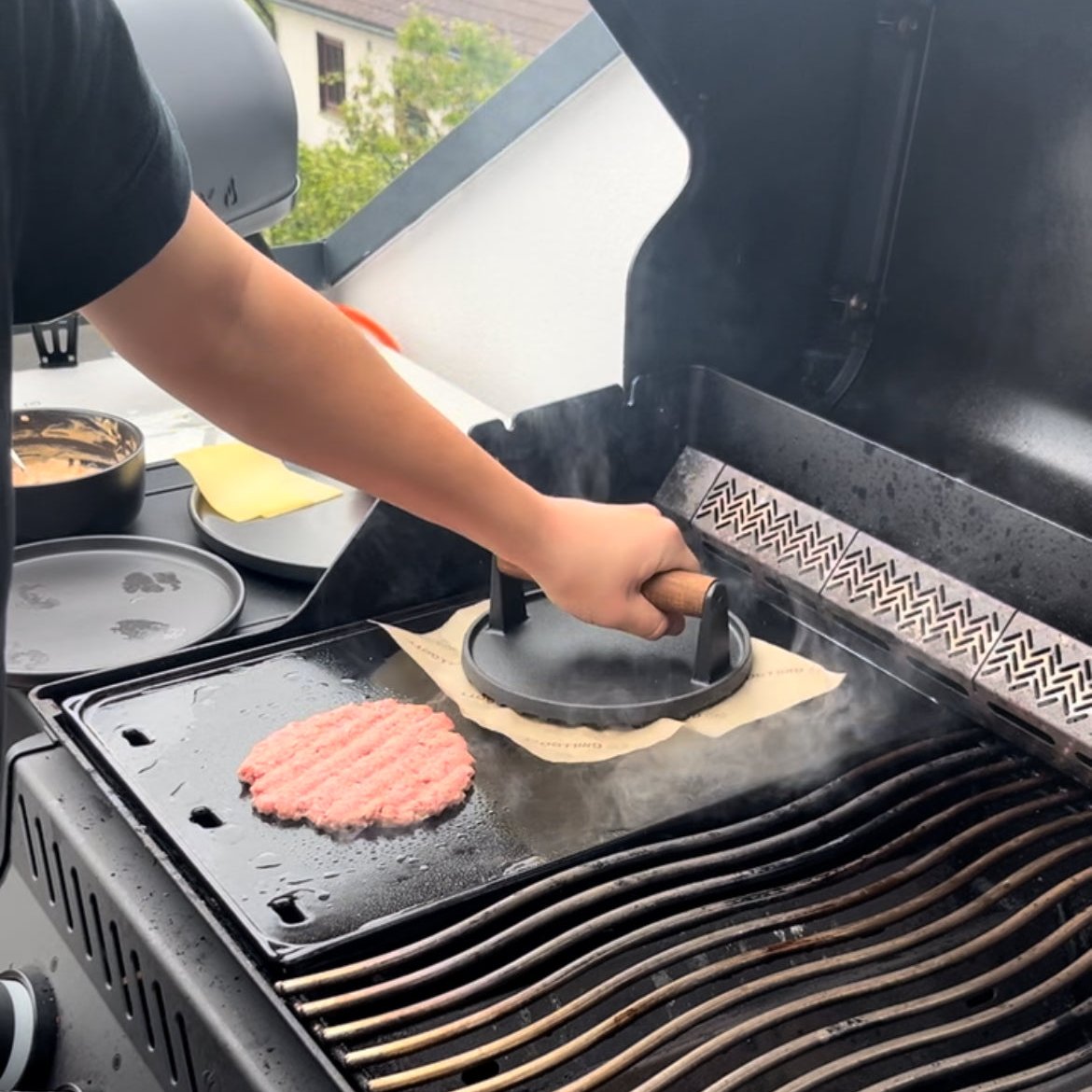 Burgerpresse Gusseisen (ø18cm)