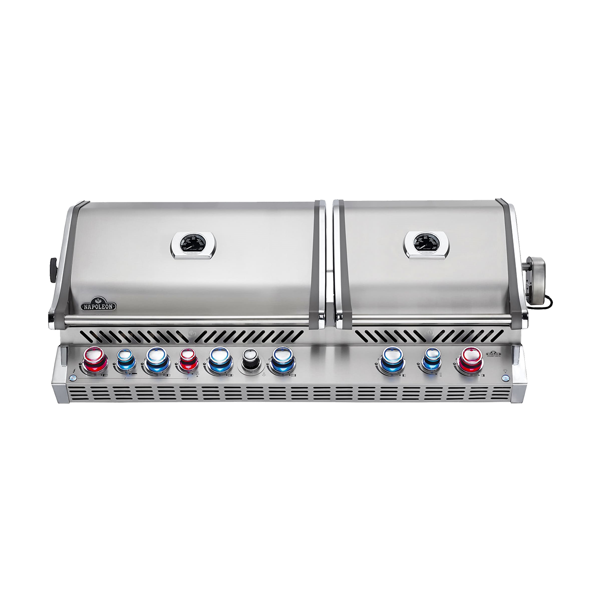 Prestige Pro 825, Edelstahl, Einbaugasgrill inkl. Drehspieß + Garraumbeleuchtung