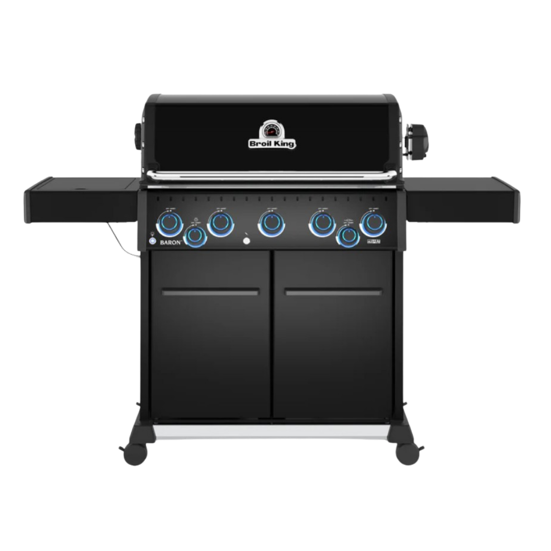 Broil King Baron 590 X Shadow Gasgrill komplett aufgebaut frontal