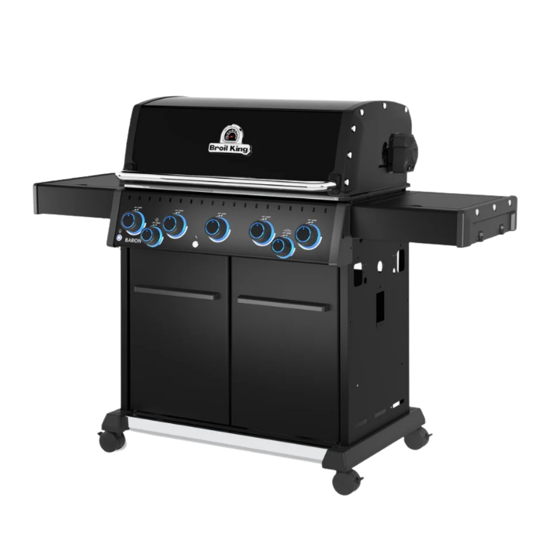 Broil King Baron 590 X Shadow Gasgrill komplett aufgebaut rechts