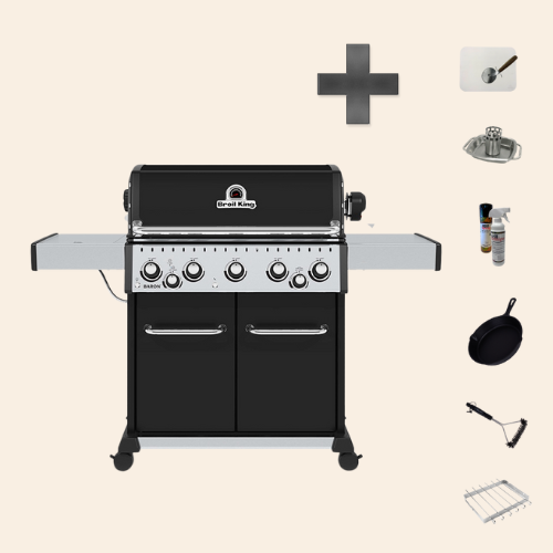 Baron 590 Black Gasgrill inkl. Drehspieß - Modell 2025