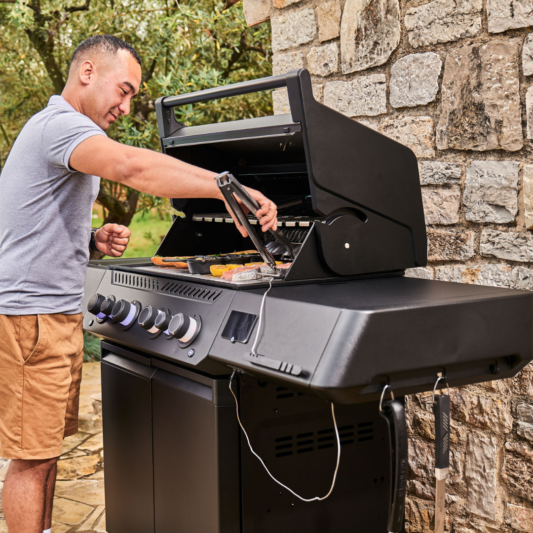 Prestige 500 Connected (WIFI) Phantom Gasgrill, Mattschwarz, Modell 2026