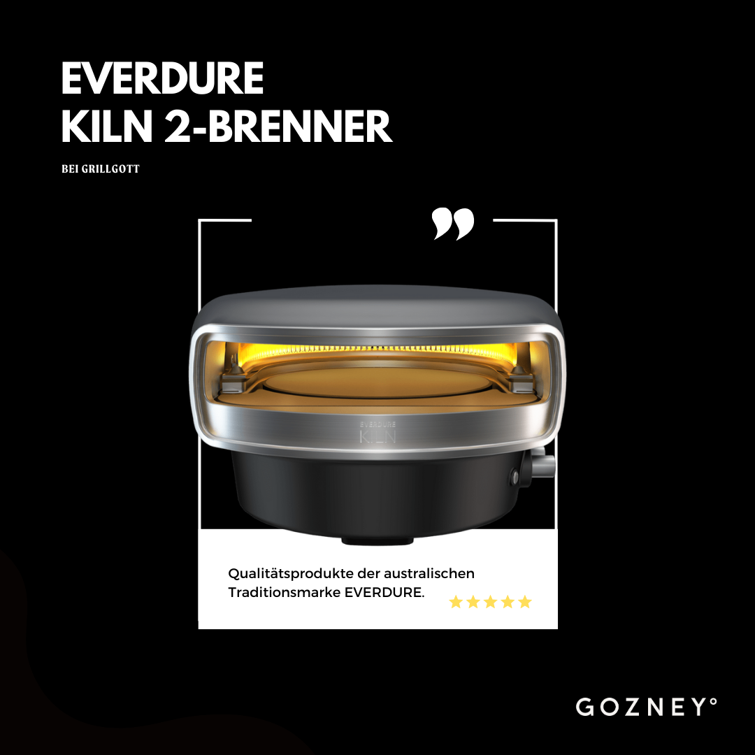 Pizzaofen Everdure KILN 2-Brenner graphite
