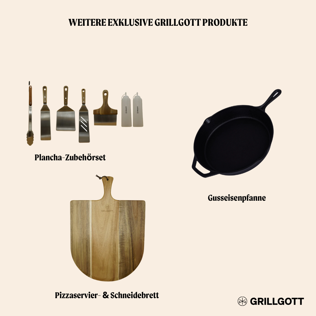 Triangelförmige Grillbürste Edelstahl (30cm)