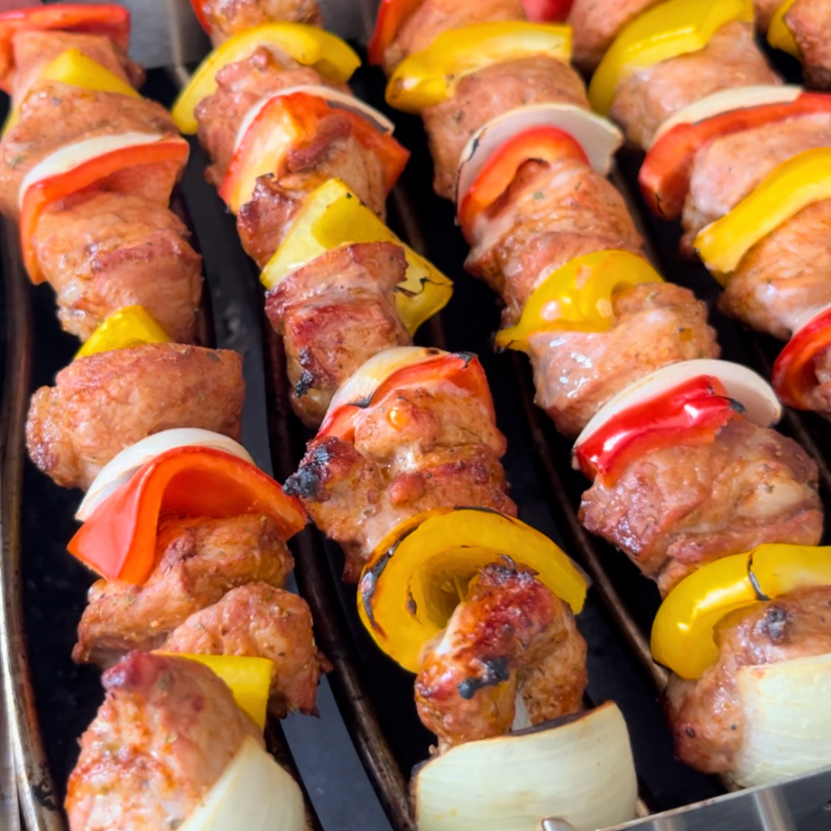Kebabspießgestell inkl. 6 Spießen