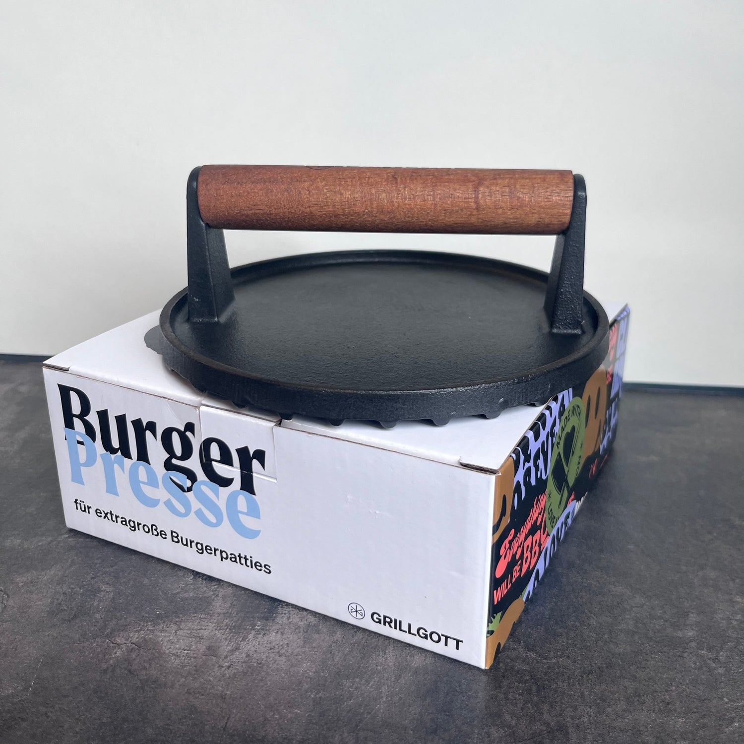 Burgerpresse Gusseisen (ø18cm)