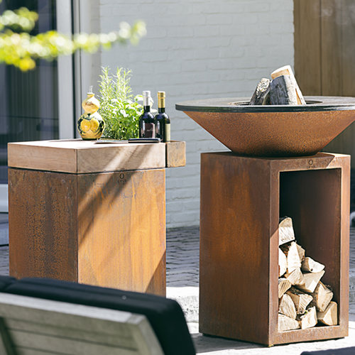 Classic+ Storage Corten 100 Grill Feuerplatte