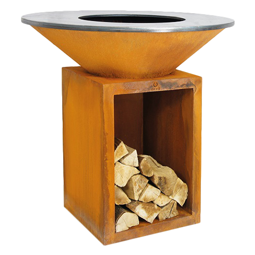 Classic+ Storage Corten 100 Grill Feuerplatte