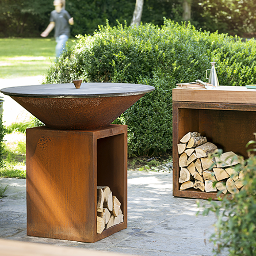 Classic+ Storage Corten 100 Grill Feuerplatte