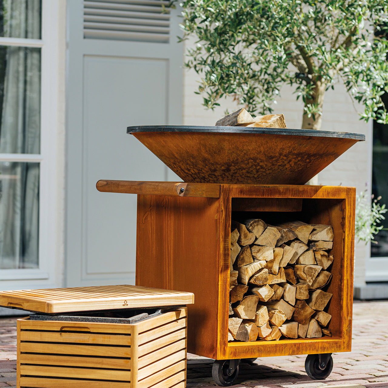 Classic+ Storage Corten 100 PRO Grill Feuerplatte