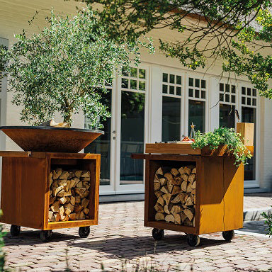 Classic+ Storage Corten 100 PRO Grill Feuerplatte