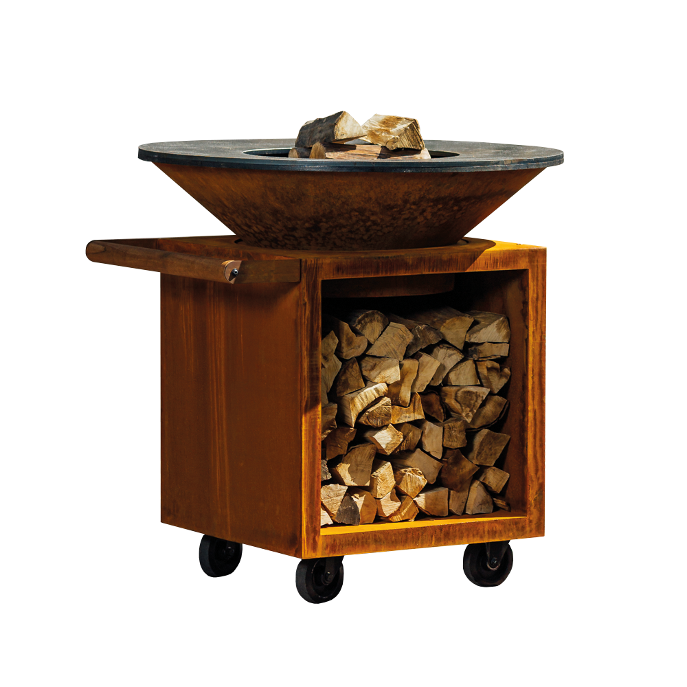 Classic+ Storage Corten 100 PRO Grill Feuerplatte