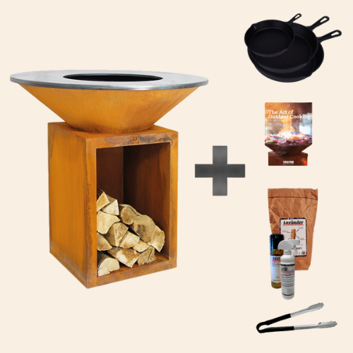 Classic+ Storage Corten 100 Grill Feuerplatte
