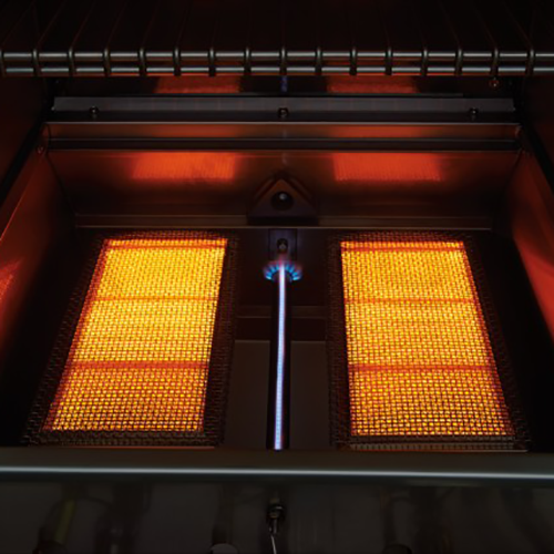 Prestige PRO 825, Edelstahl Gasgrill inkl. Drehspieß + Garraumbeleuchtung
