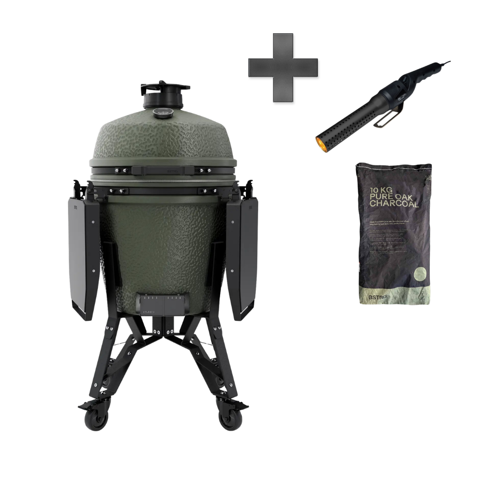 PRO Large Alpine Green Complete Kamadogrill Starterbundle