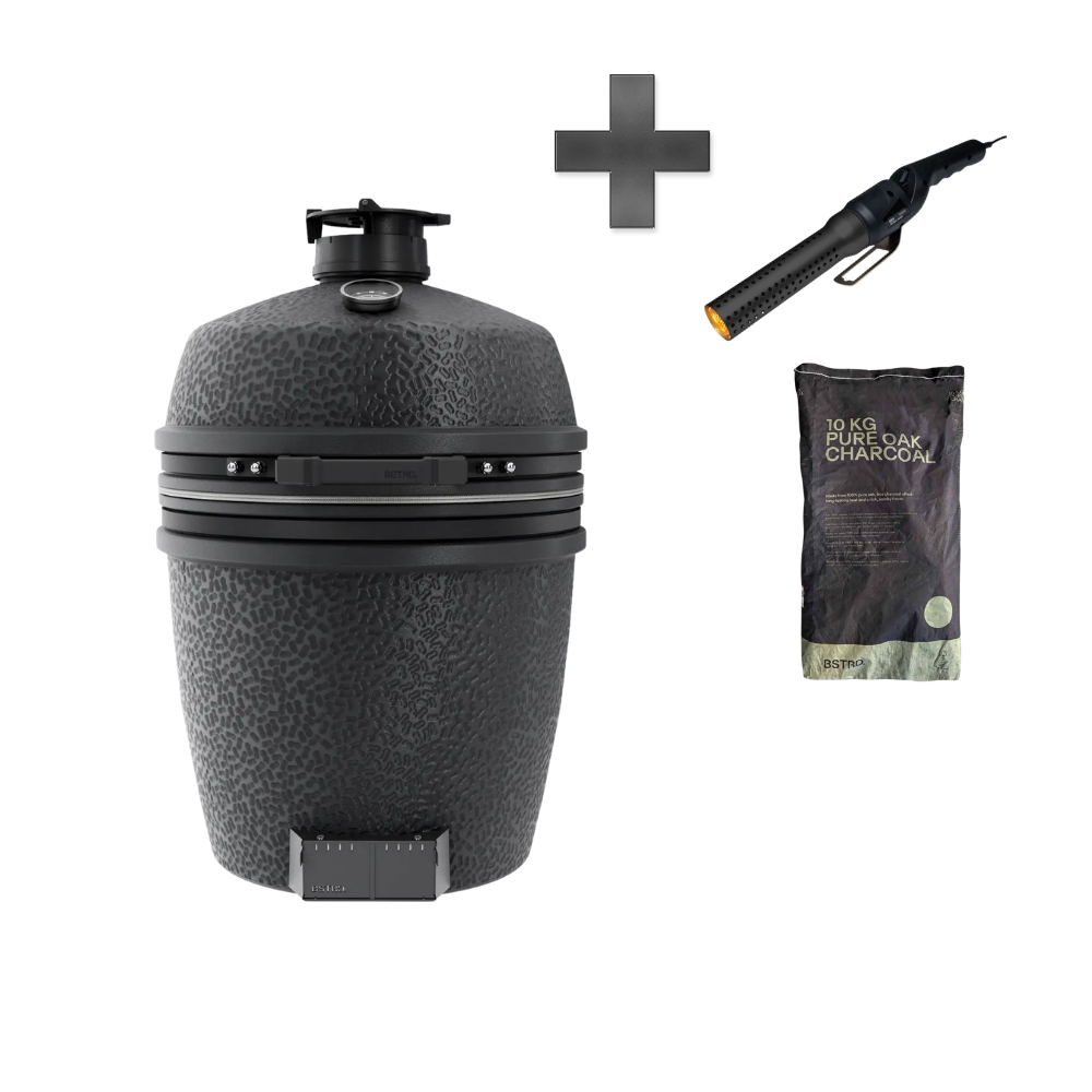 PRO Large Solo Graphite Kamadogrill Starterbundle