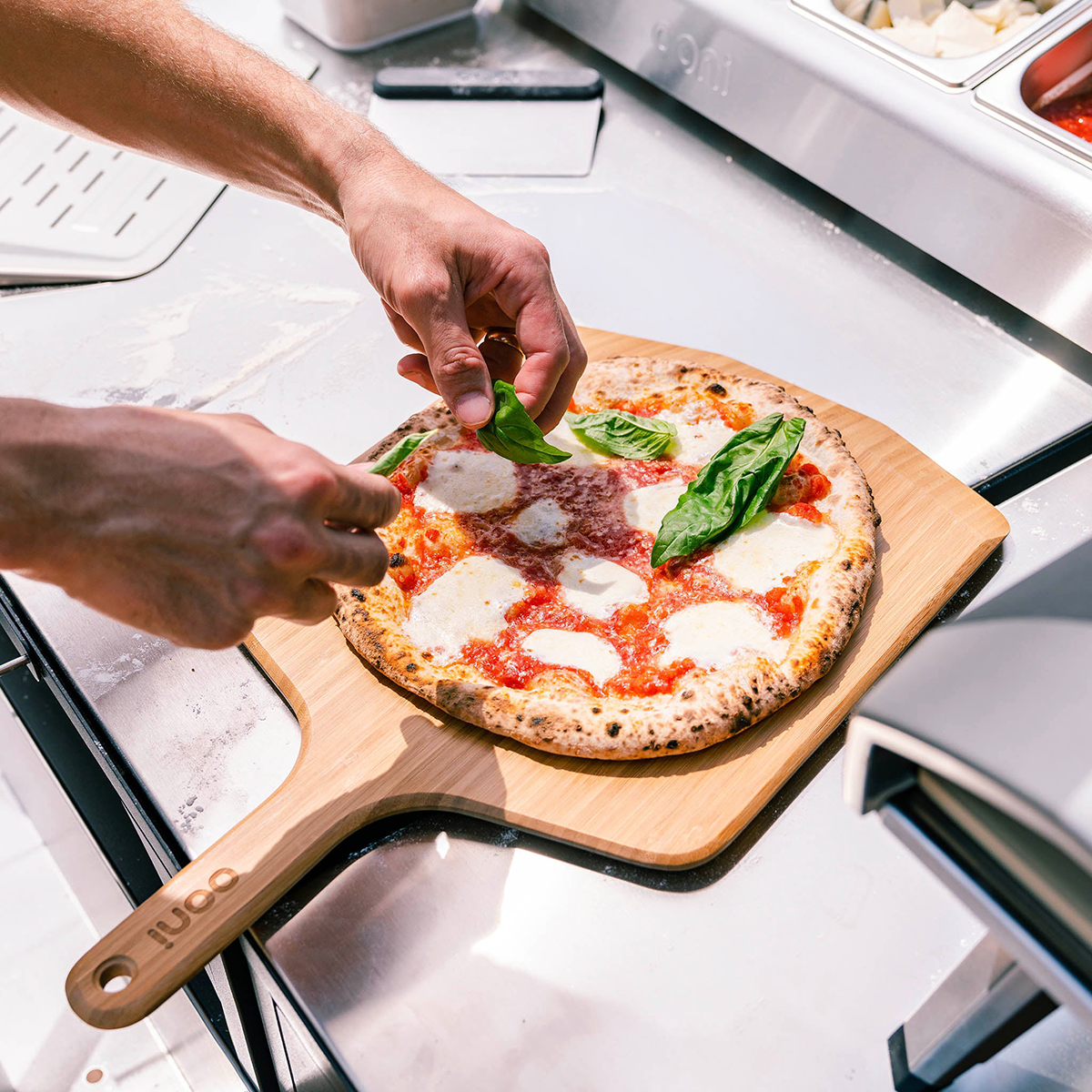 Bambus-Pizzabrett, 30cm