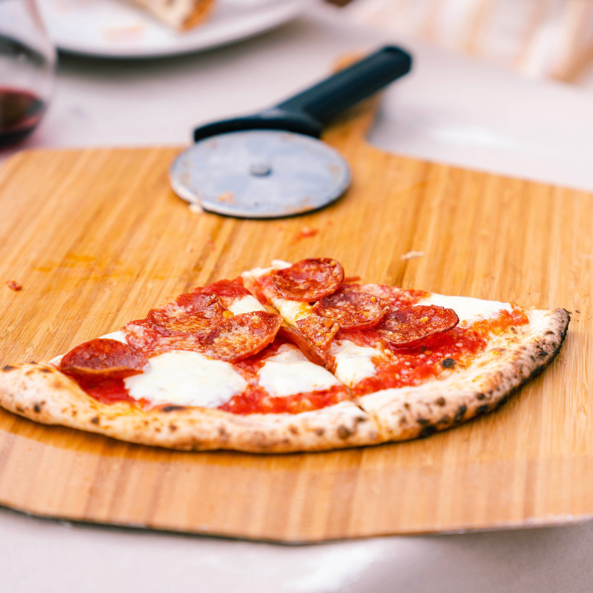 Bambus-Pizzabrett, 30cm