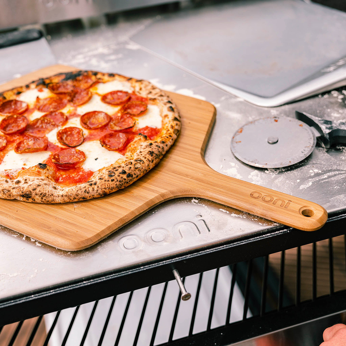 Bambus-Pizzabrett, 30cm