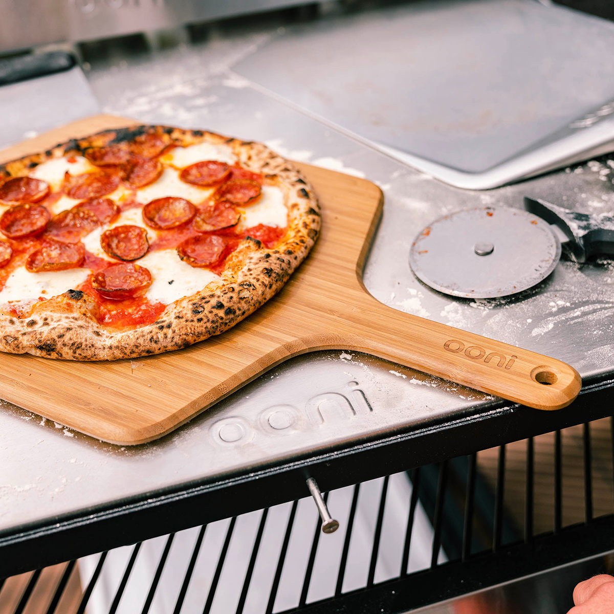 Bambus-Pizzabrett, 40cm