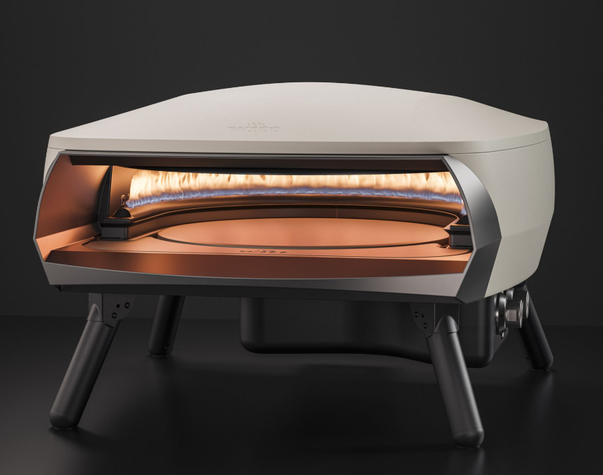 Pizzaofen ETNA ROTANTE Stone inkl. Wiegemesser