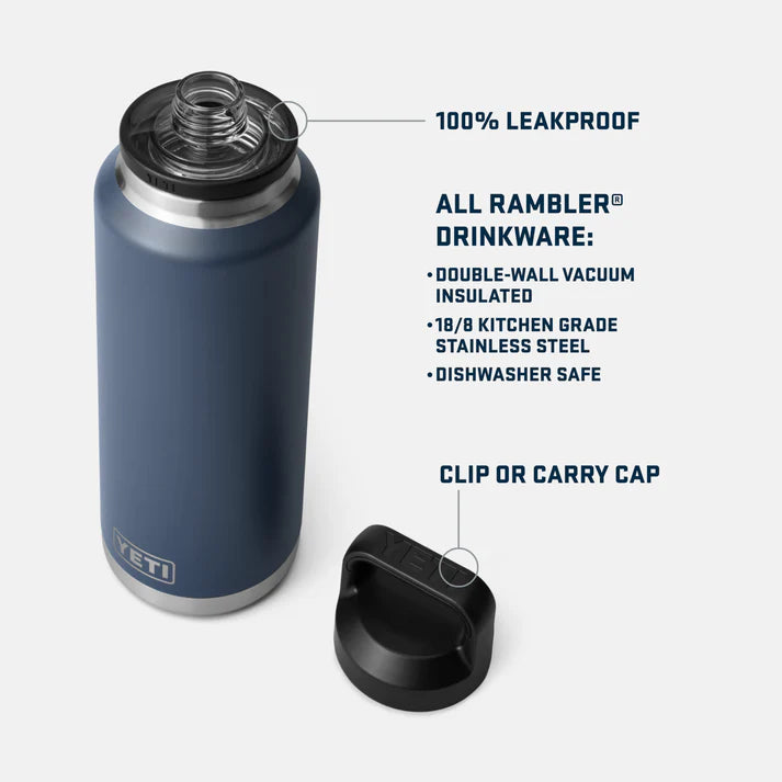 Rambler Thermoflasche 46oz (1,4 L) Black
