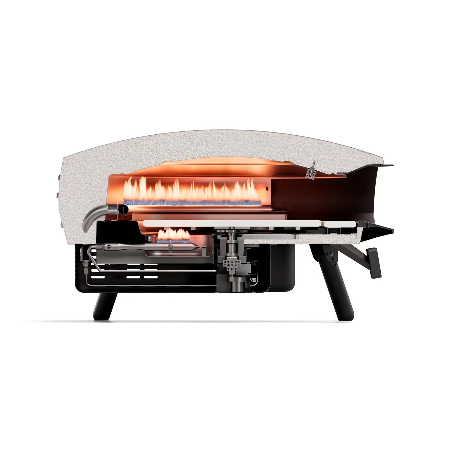 Pizzaofen ETNA ROTANTE 16" Control Schwarz