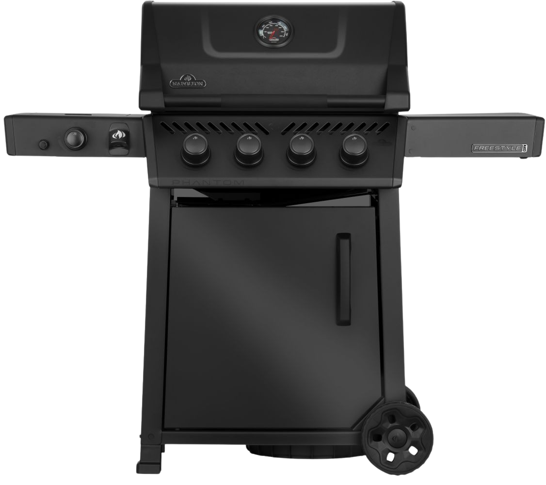 Freestyle™ PRO 425 Phantom, mit Edelstahl Rosten und Tür, Mattschwarz