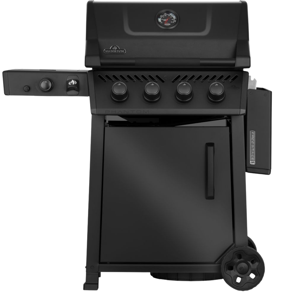 Freestyle™ PRO 425 Phantom, mit Edelstahl Rosten und Tür, Mattschwarz