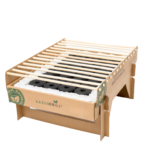 Casusgrill Einweggrill biologisch abbaubar
