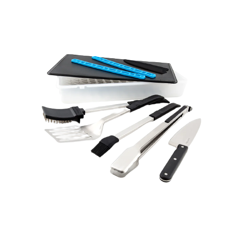 Porta Chef Grillbesteck Set mit Aufbewahrungsbox 6-teilig