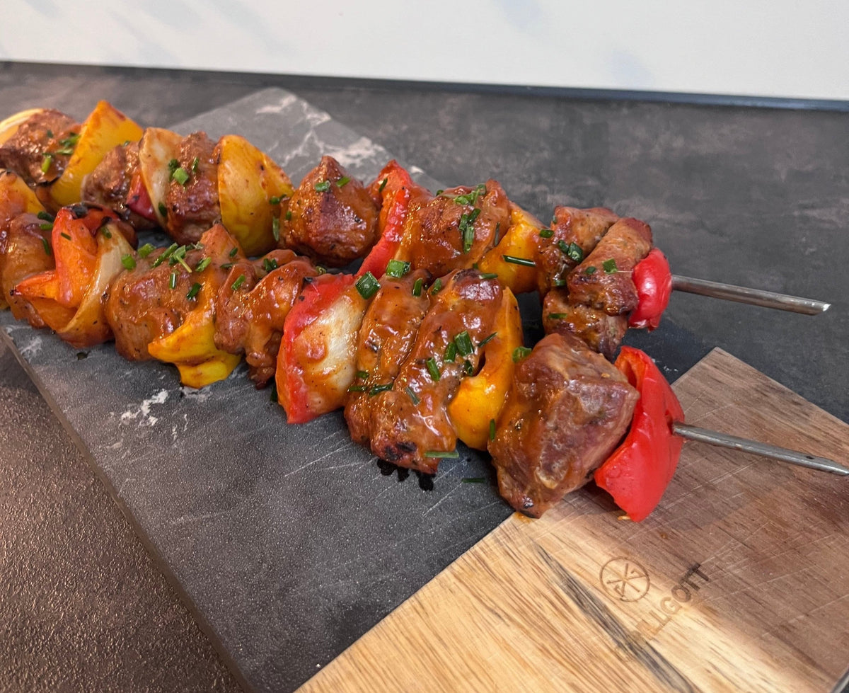 Kebabspießgestell inkl. 6 Spießen
